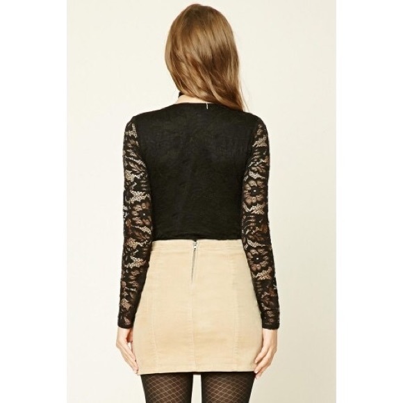 Forever 21 Black Lace Bodysuit - Picture 3 of 5